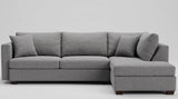 Clearance Cradle L Bumper Sectional in Dynamite Charcoal from What a Room