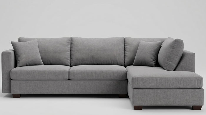 Clearance Cradle L Bumper Sectional in Dynamite Charcoal from What a Room