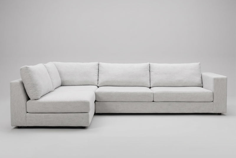 Clearance - Daphne 1 Arm-L Sectional in Fletcher Dove- Ready to Ship