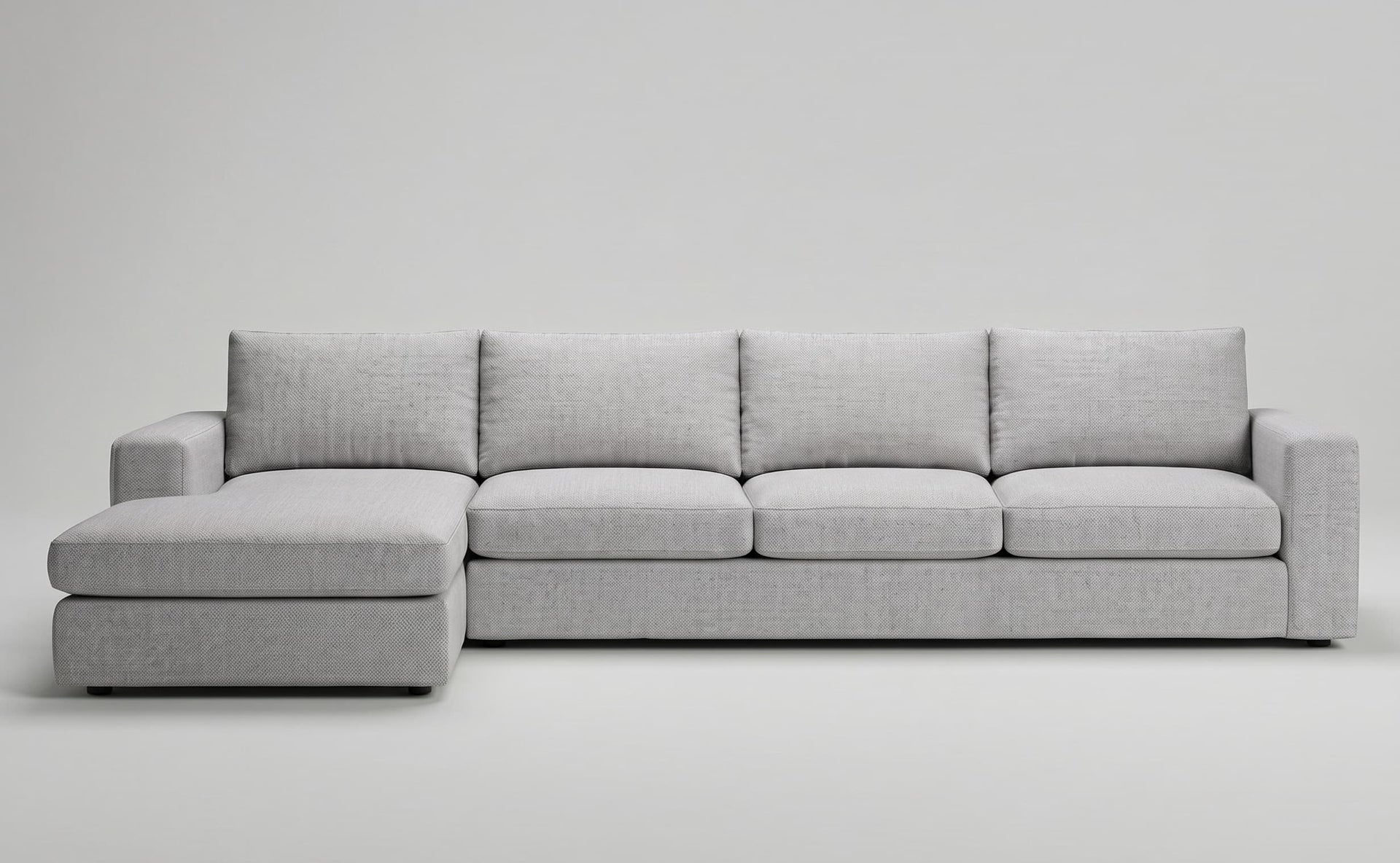 Clearance Daphne Sofa Chaise in Fletcher Ash from What a Room