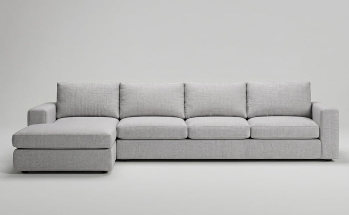 Clearance Daphne Sofa Chaise in Fletcher Ash from What a Room