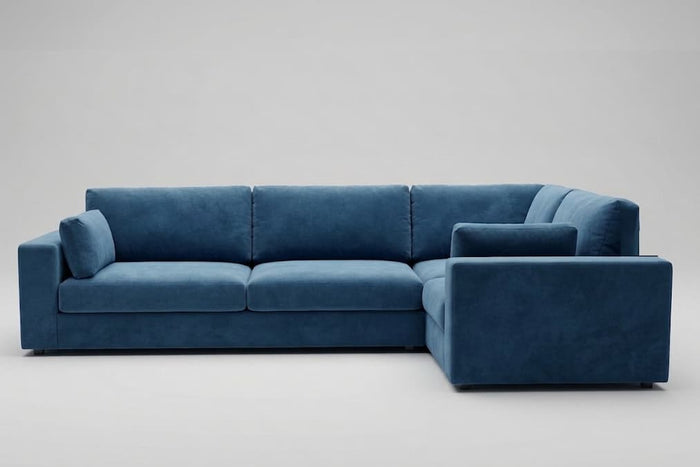 Clearance - Daphne L Sectional in Marquis Delft- Ready to Ship