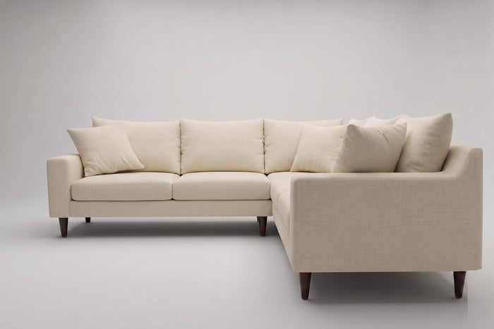 Clearance - Alex L Sectional in Delray Sand- Ready to Ship