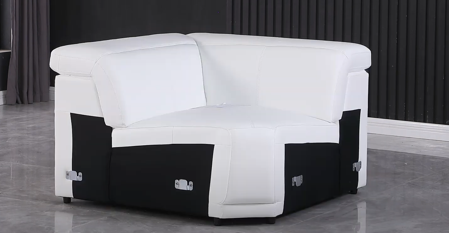 DivanItalia-Top Grain Italian Leather Reclining Modular Sectional-9762 - What A Room