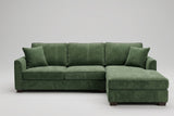 Clearance Tiffany Sofa Chaise in Apollo Clover at What a Room