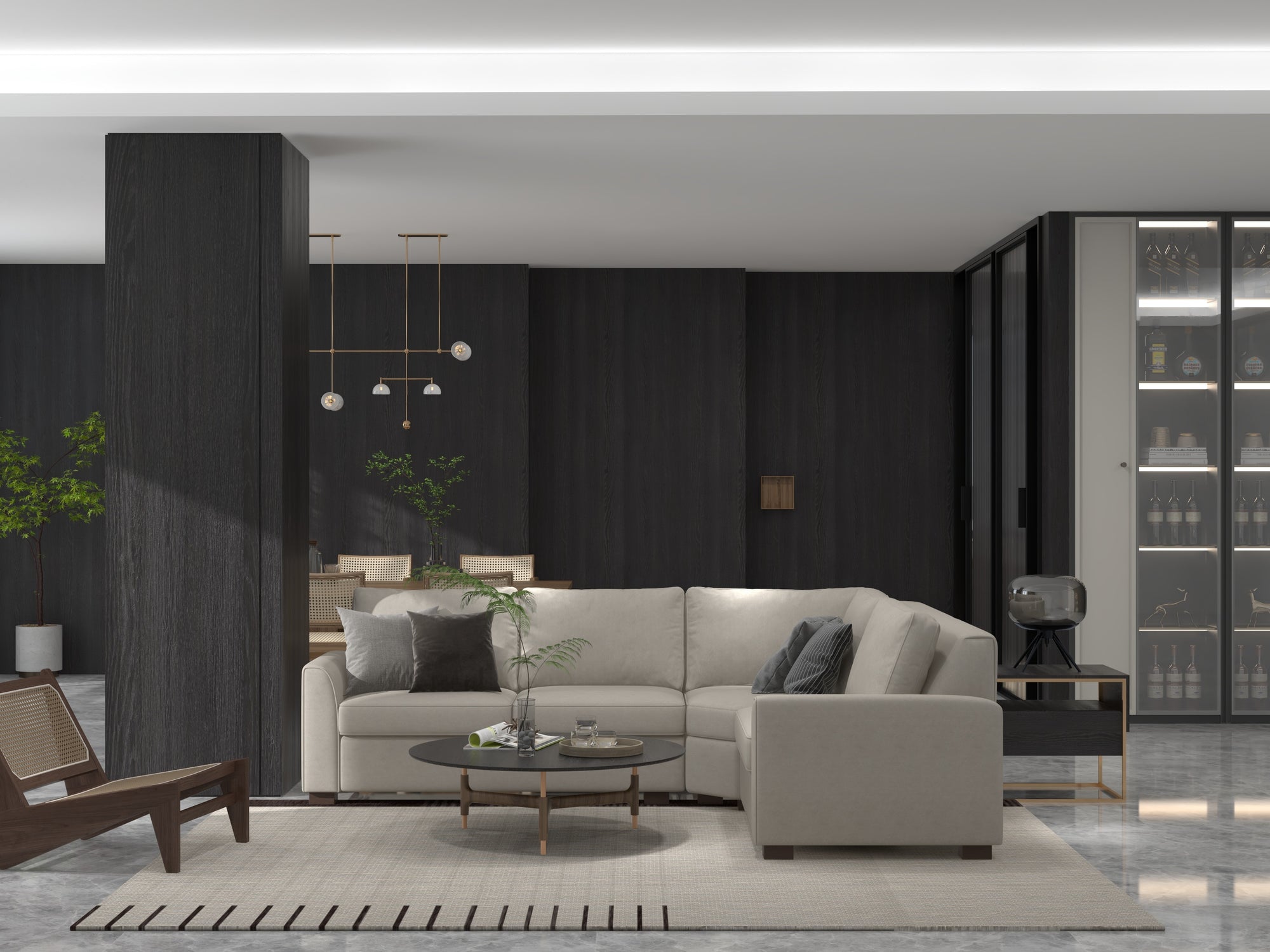 Tiffany Wedge L-Sectional - What A Room