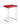 A&X Amelia - Modern Red Crocodile Lacquer End Table Set - What A Room