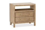 Dorsey Two Drawer USB-charging Nightstand in Granola - What A Room