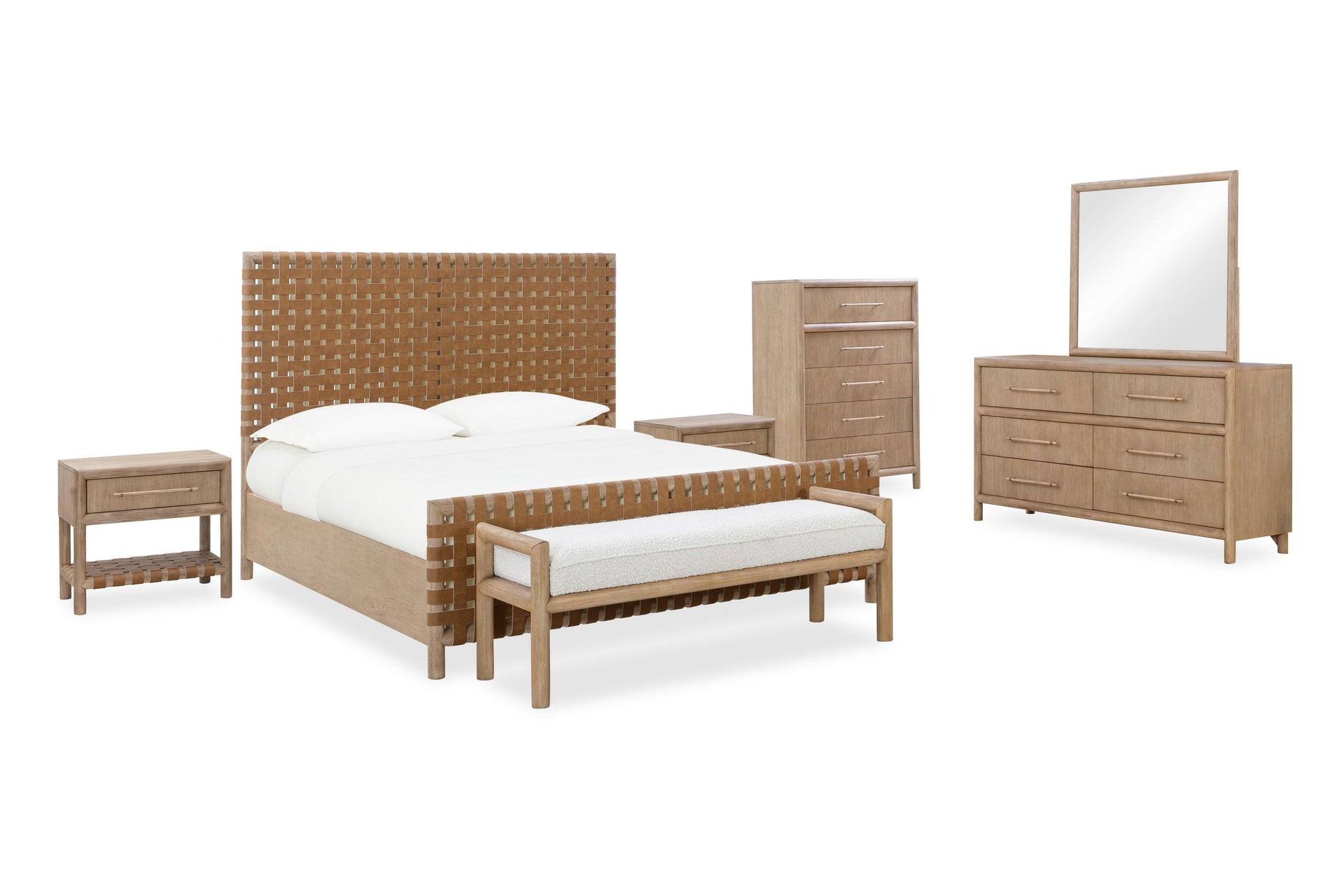 Dorsey One Drawer USB-charging Nightstand in Granola - What A Room