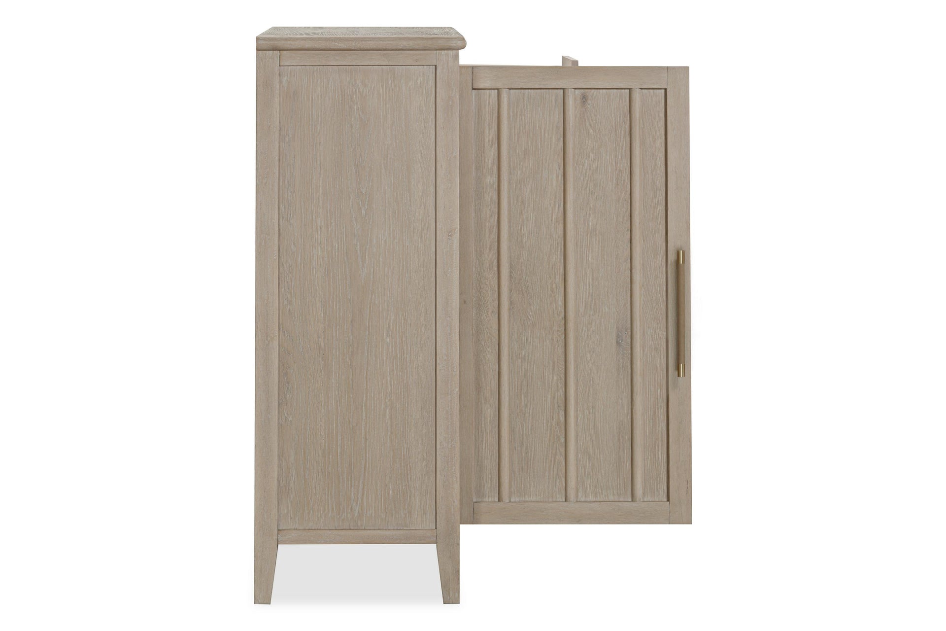 Camden Six Drawer One Door Oak Wood Chest in Chai - What A Room