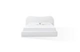 Elena Upholstered Bed in Vanilla Linen - What A Room