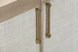 Sumire Two Door Ash Wood Bachelor Chest in Ginger and Natural Cane - What A Room