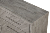 Alexandra Solid Wood Six Drawer Dresser in Rustic Latte - What A Room