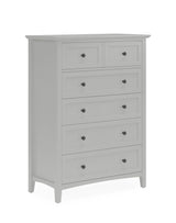 Grace Five Drawer Chest in Elephant Gray - What A Room