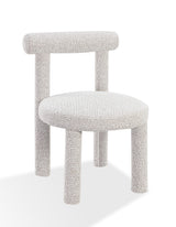 Addison Modern Dining Chair in Cotton Ball Boucle (Set of 2) - What A Room