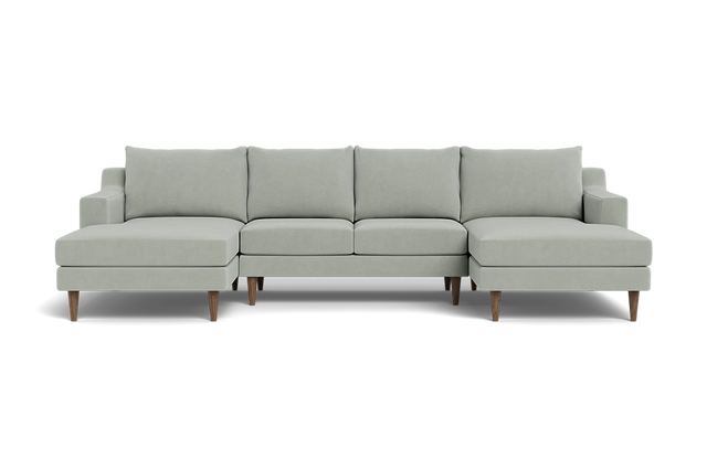 Alex MCM Double Chaise U Sectional Sofa - What A Room