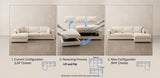 Clearance - Alex Reversible Sofa Chaise- Ready to ship - What A Room