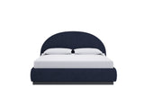 Flex Upholstered Bed in Blue Jeans Chenille - What A Room