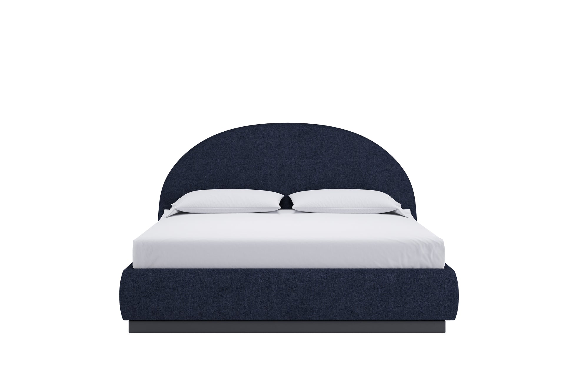 Flex Upholstered Bed in Blue Jeans Chenille - What A Room