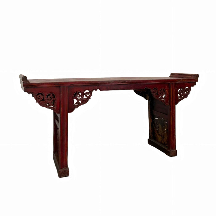 Old Elm Wood Console