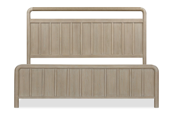 Camden Shiplap Oak Wood Platform Bed in Chai - What A Room