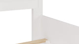Grace Three Panel Bed in Snowfall White - What A Room