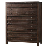 Townsend Five Drawer Solid Wood Chest in Java - What A Room