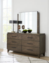 Broderick Six-Drawer Dresser  in Wild Oats Brown - What A Room