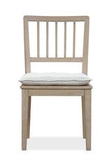 Camden Wood Dining Chair with Detachable Cushion in Chai and Oat (Set of 2) - What A Room
