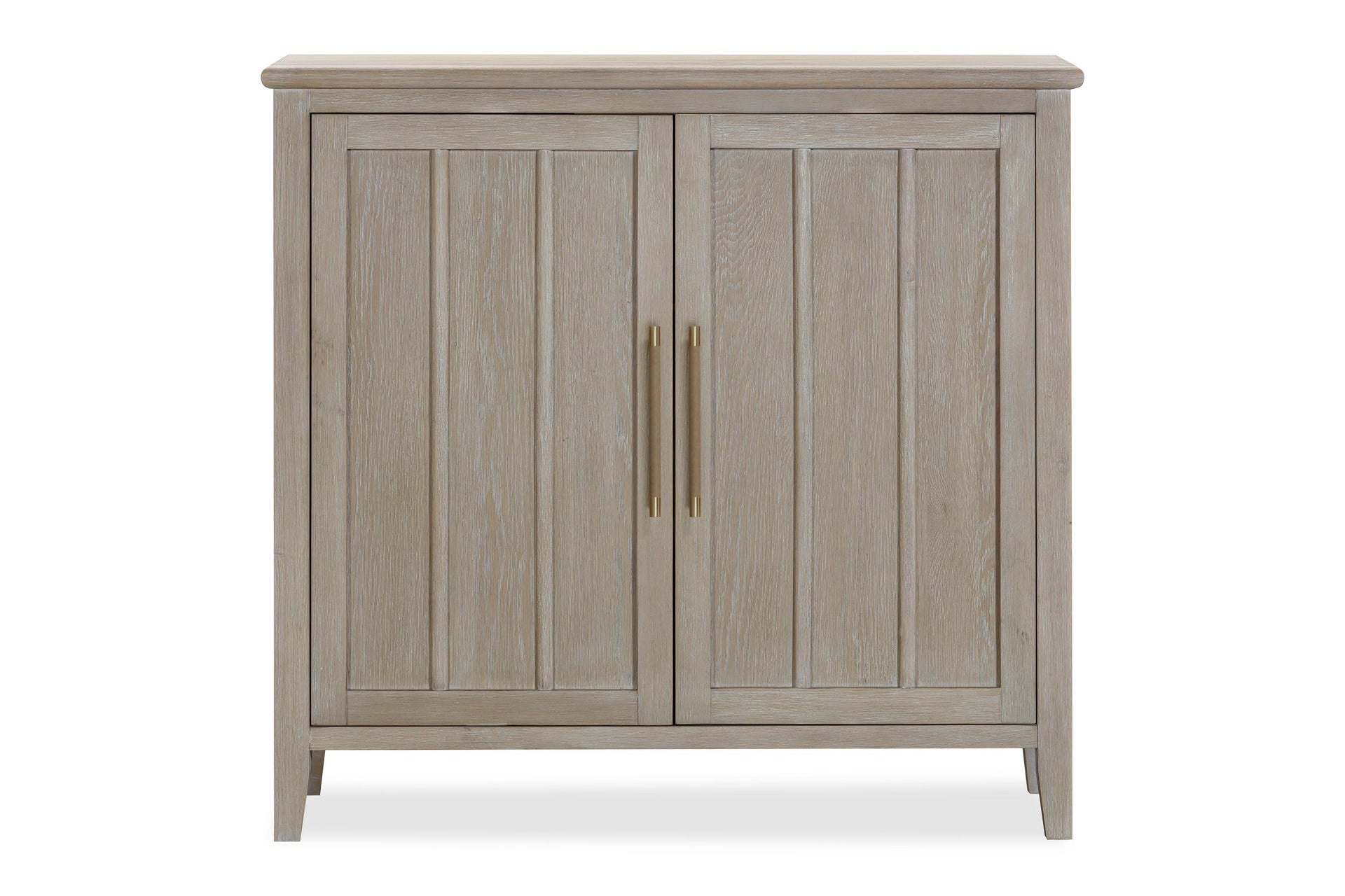 Camden Two Door Two Drawer Bar Cabinet with Stemware Rack and Wine Rack in Chai - What A Room