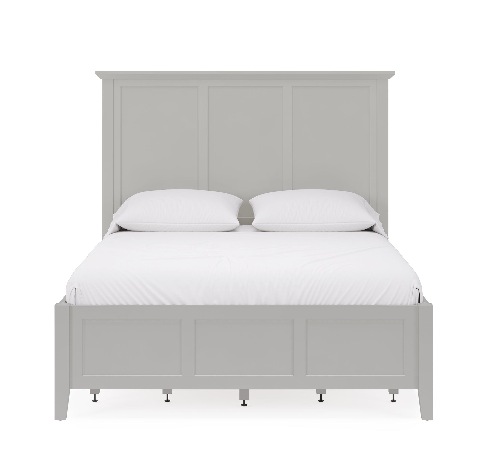Grace Four Drawer Platform Storage Bed in Elephant Gray - What A Room