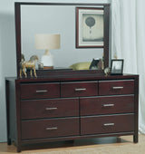 Nevis Seven Drawer Dresser in Espresso - What A Room