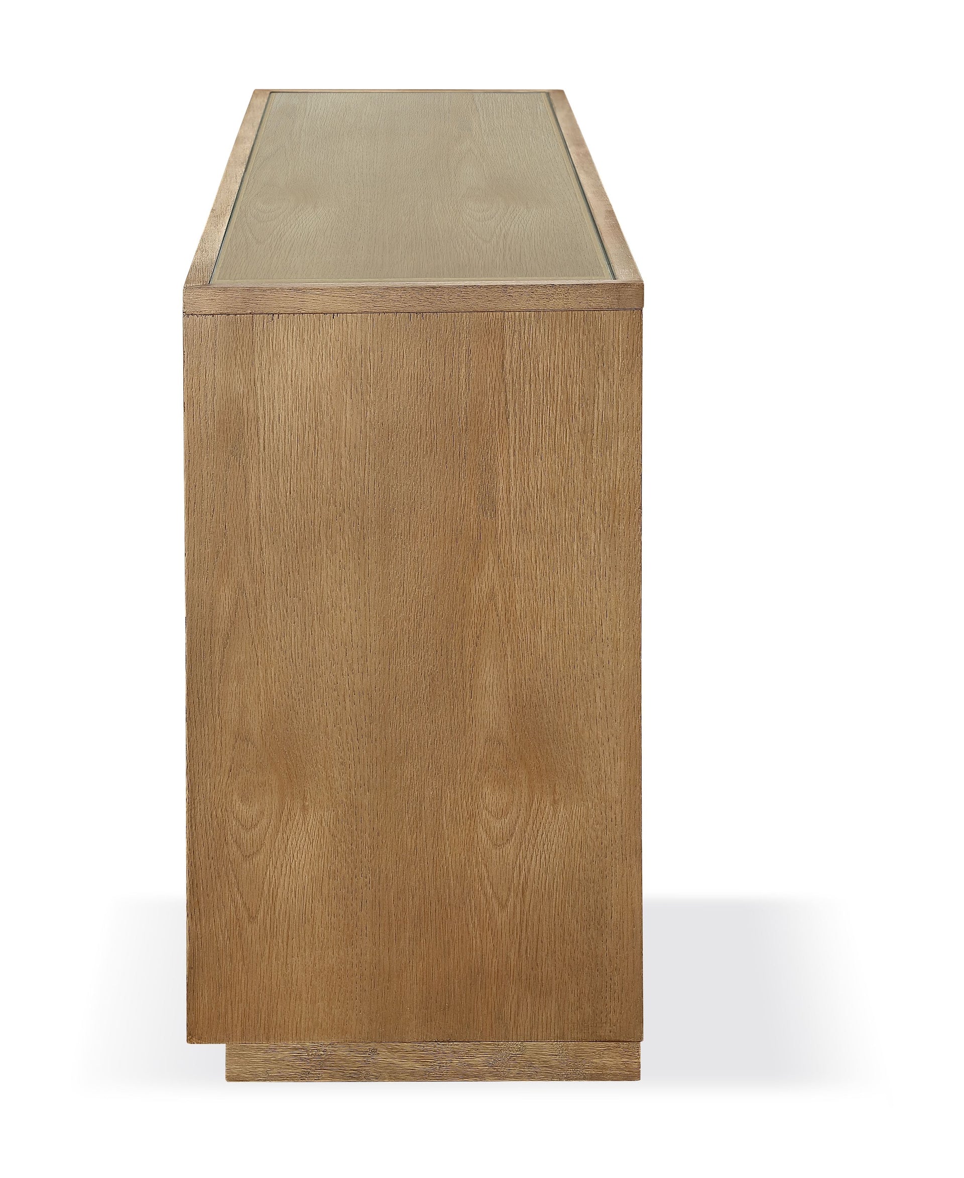 One Modern Coastal Four Door Sideboard in White Oak - What A Room