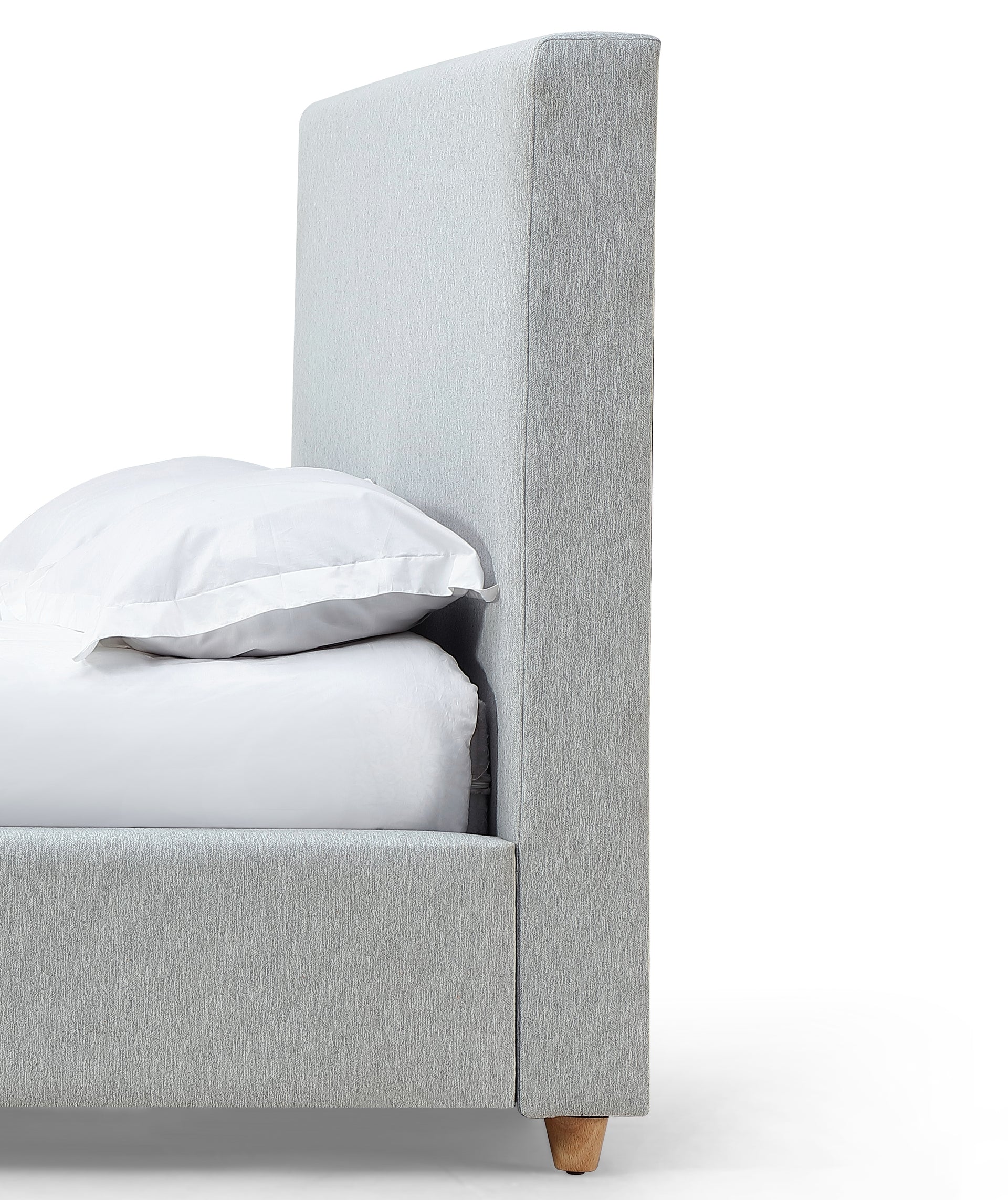 Olivia Upholstered Headboard in Linen - What A Room