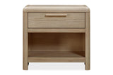 Furano One Drawer One Shelf Ash Wood Nightstand in Ginger - What A Room