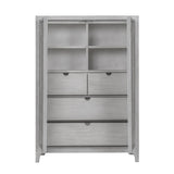 Boho Chic Wardrobe Chest in Washed White - What A Room