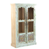 Antique Jali Door Cabinet - What A Room