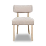 Magnolia Wood Frame Upholstered Dining Chair in Brown Sugar Chenille (Set of 2) - What A Room
