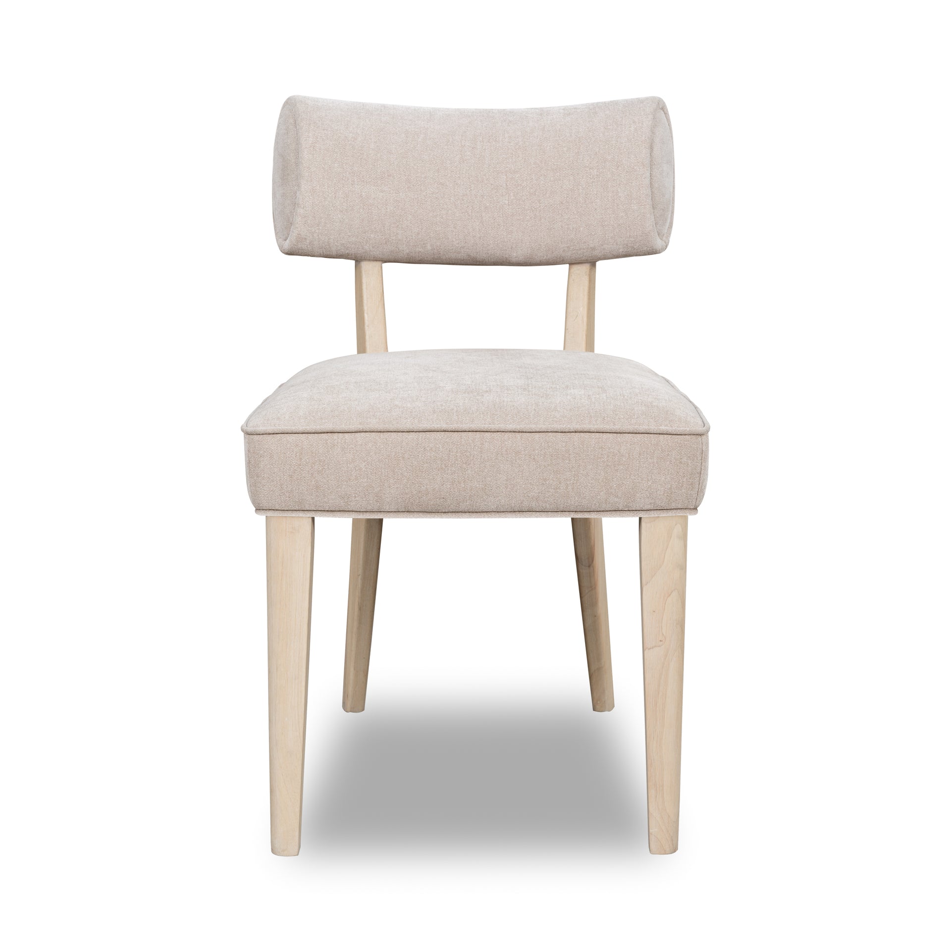 Magnolia Wood Frame Upholstered Dining Chair in Brown Sugar Chenille (Set of 2) - What A Room