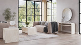 Drake Ash Wood Side Table in Sugar - What A Room