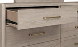 Gardenia Six Drawer Oak Wood Dresser in Chai - What A Room