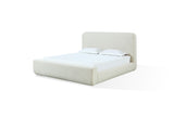 Wisteria Upholstered Platform Bed in Frosty Corduroy - What A Room