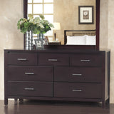 Nevis Seven Drawer Dresser in Espresso - What A Room