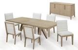 Sumire Ash Wood Rectangular Extension Table in Ginger - What A Room