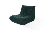Flex Upholstered Lounge Chair in Emerald Chenille - What A Room