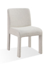 Devon Fully Upholstered Dining Chair in Turtle Dove Linen (Set of 2) - What A Room