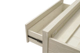 Maxime Two Drawer Footboard Storage Platform Bed In Ash - What A Room