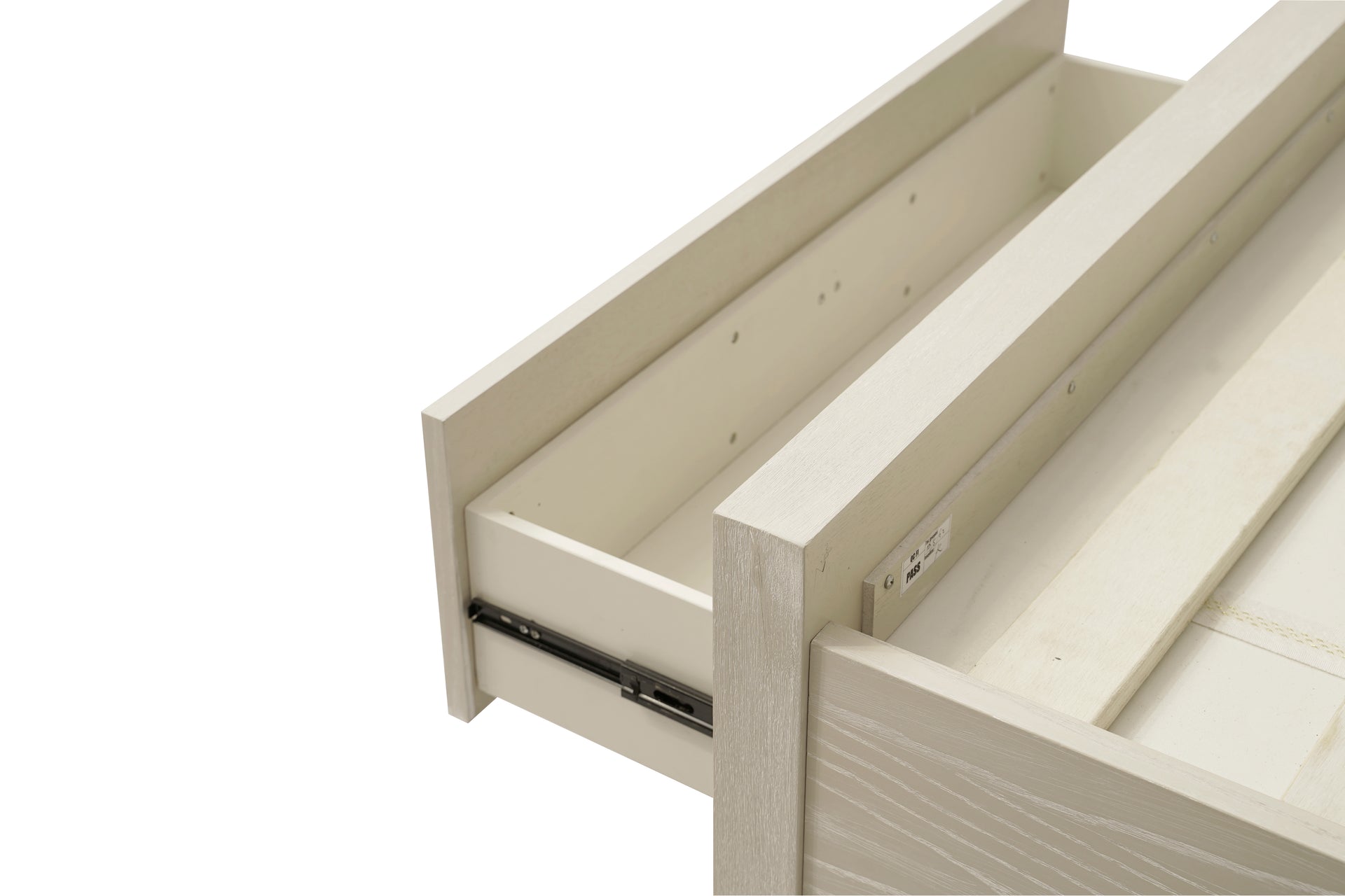 Maxime Two Drawer Footboard Storage Platform Bed In Ash - What A Room