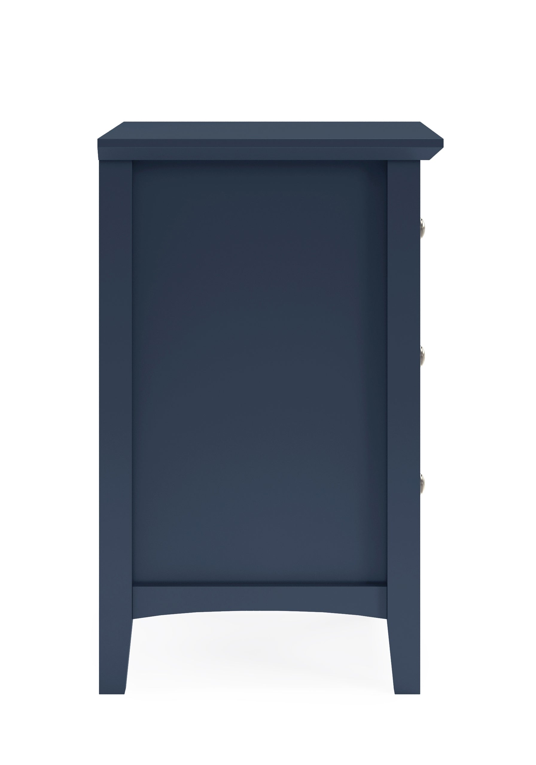 Grace Three Drawer Nightstand in Blueberry - What A Room