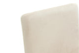 Winston Fully Upholstered Side chair in Sand Velvet (Set of 2) - What A Room